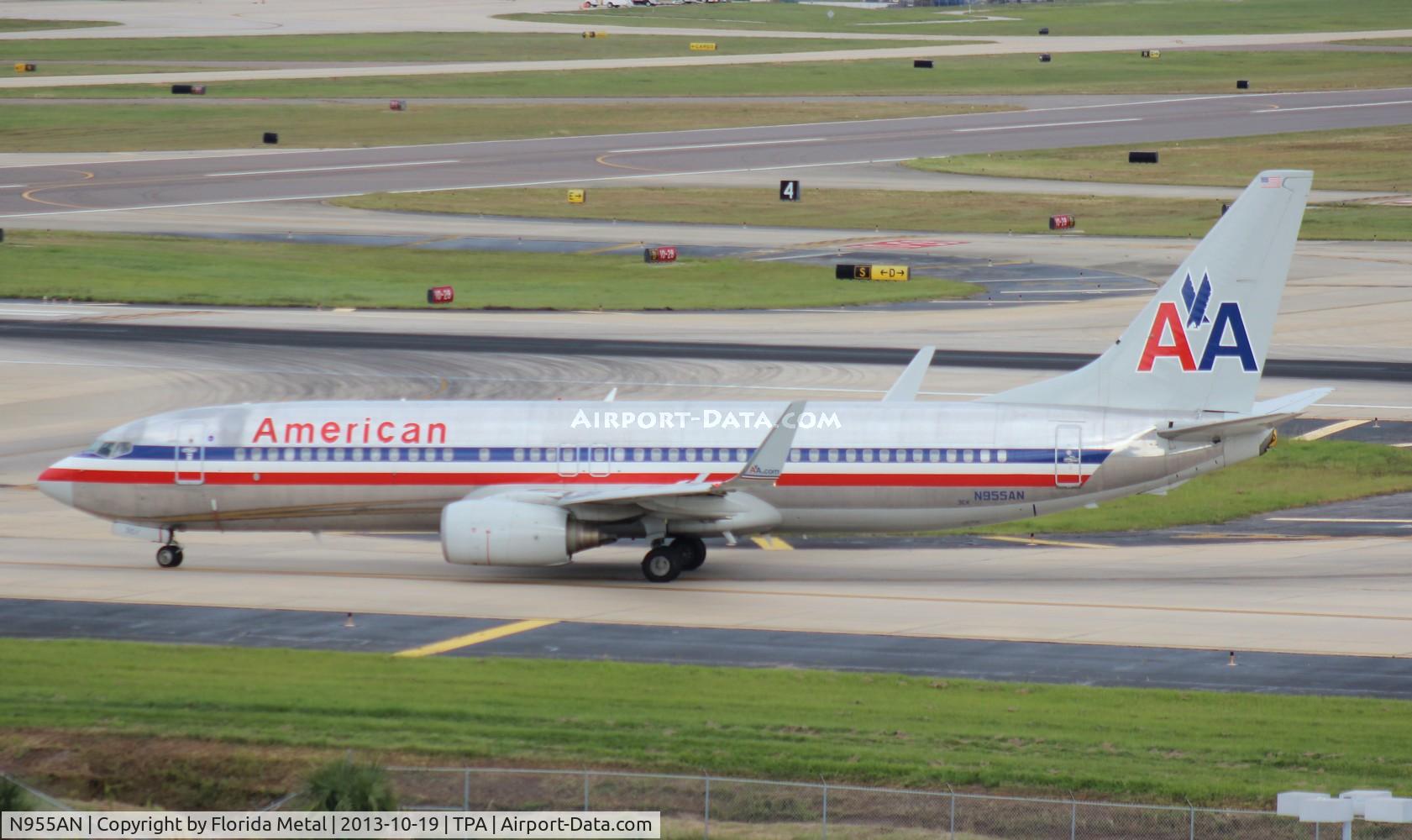 N955AN, 2001 Boeing 737-823 C/N 29540, American