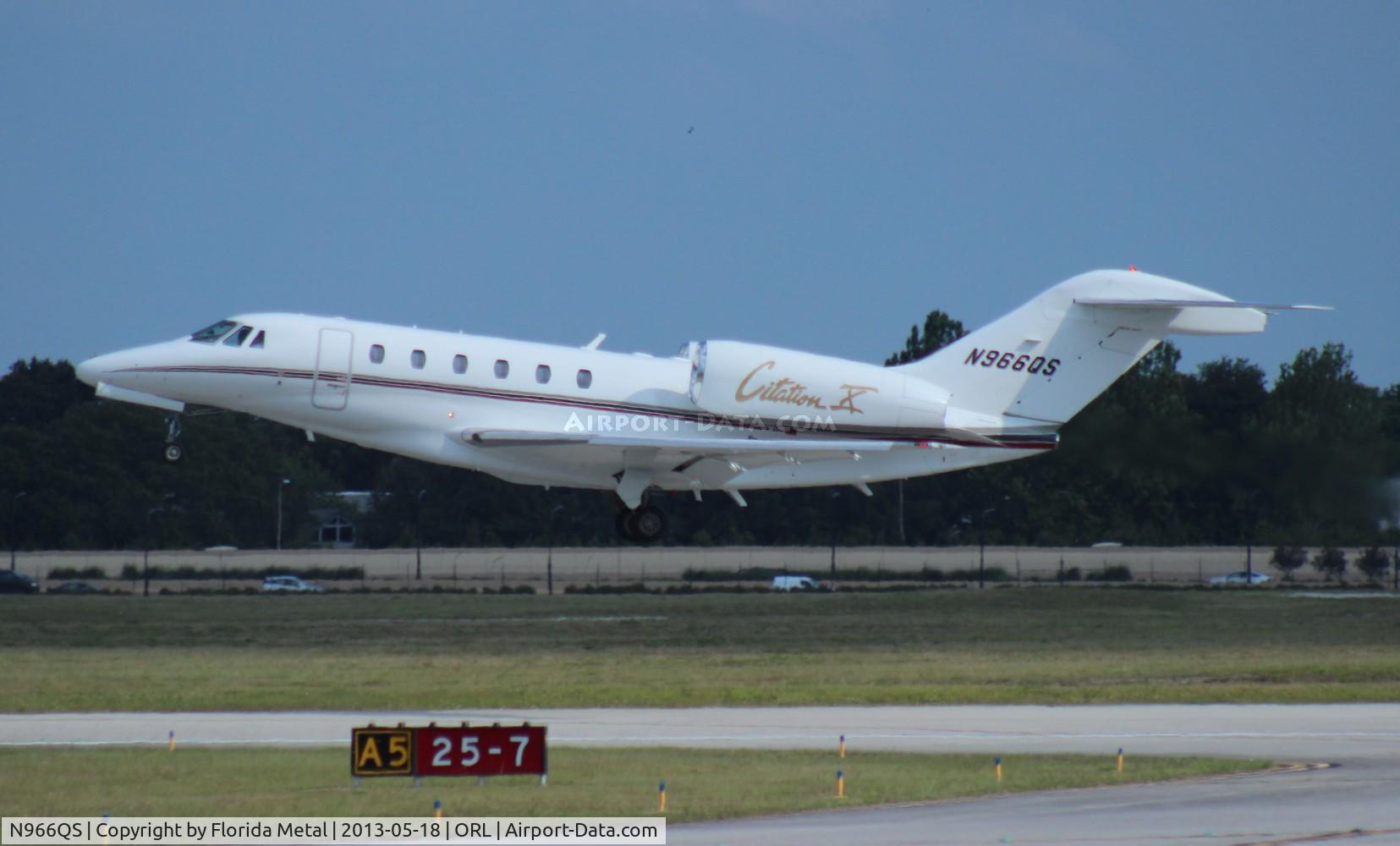 N966QS, 2001 Cessna 750 Citation X Citation X C/N 750-0166, Net Jets
