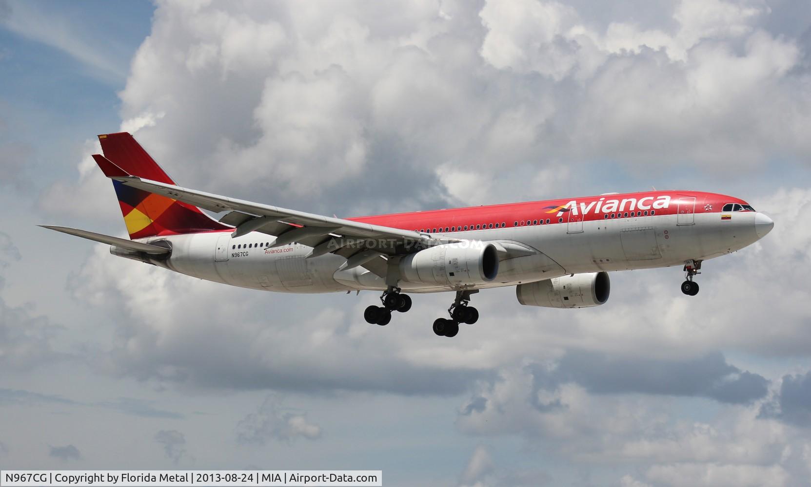 N967CG, 2008 Airbus A330-243 C/N 0967, Avianca A330