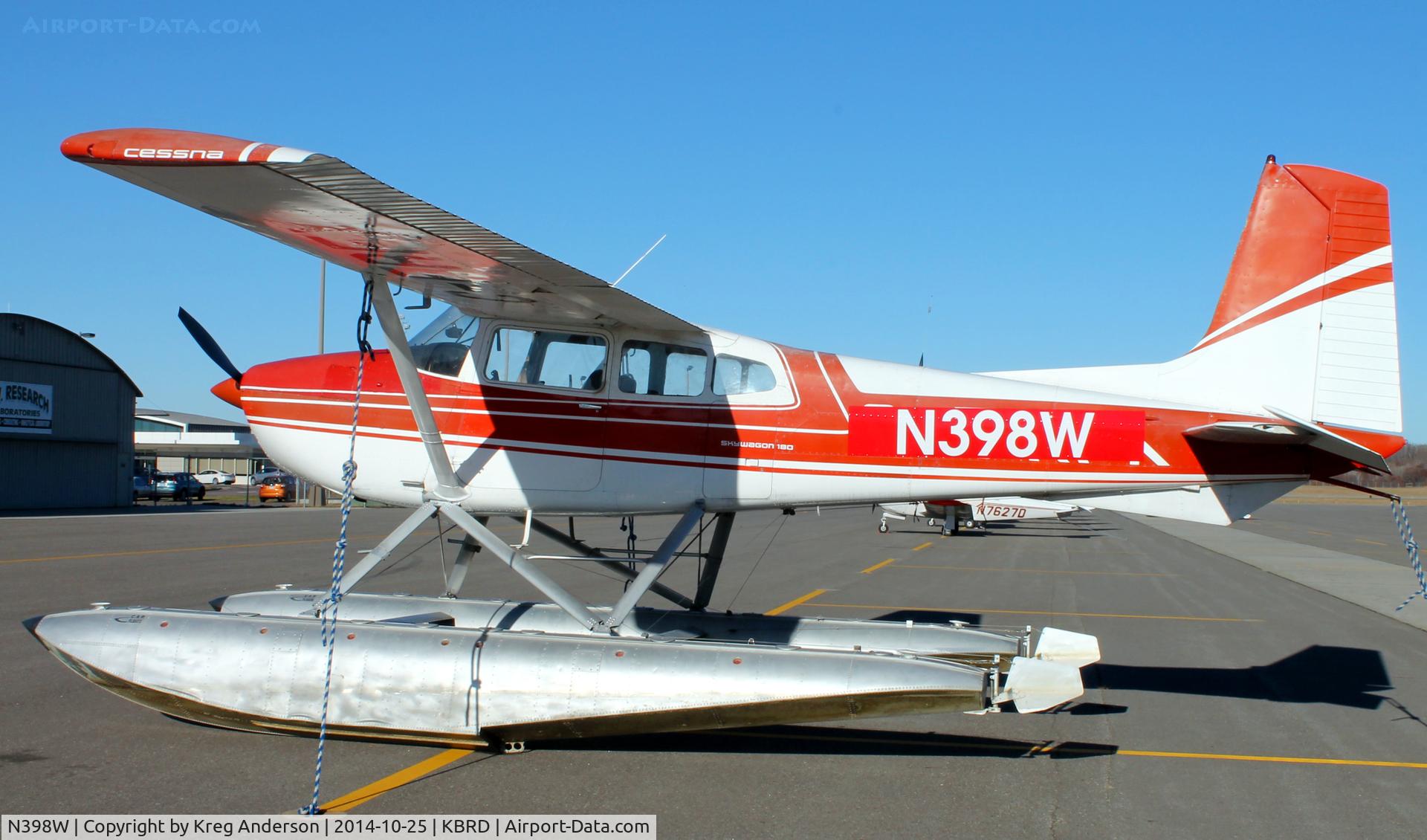 N398W, Cessna 180J C/N 18052332, Cessna 180J Skywagon in the line in Brainerd, MN.