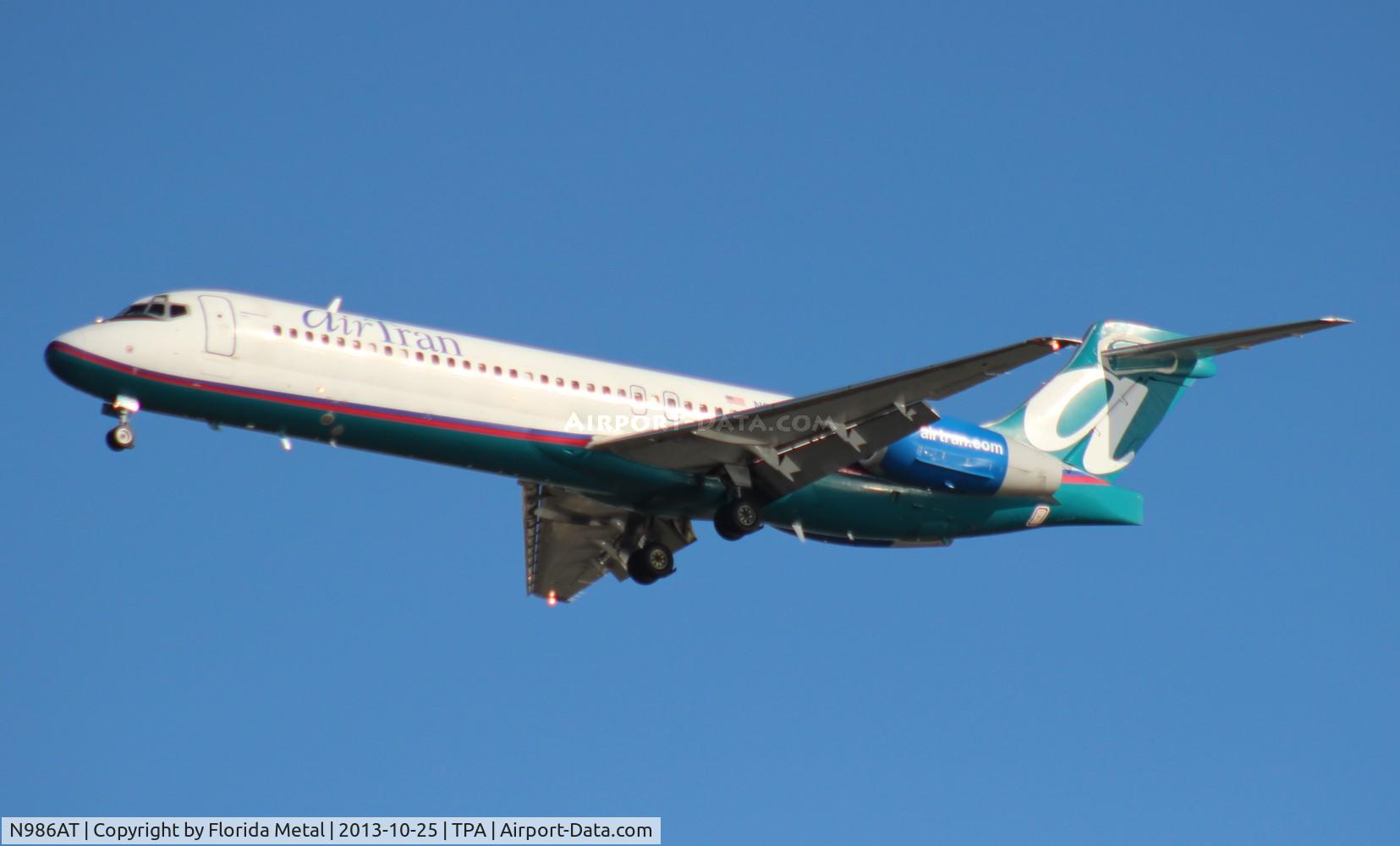 N986AT, 2001 Boeing 717-200 C/N 55089, Air Tran