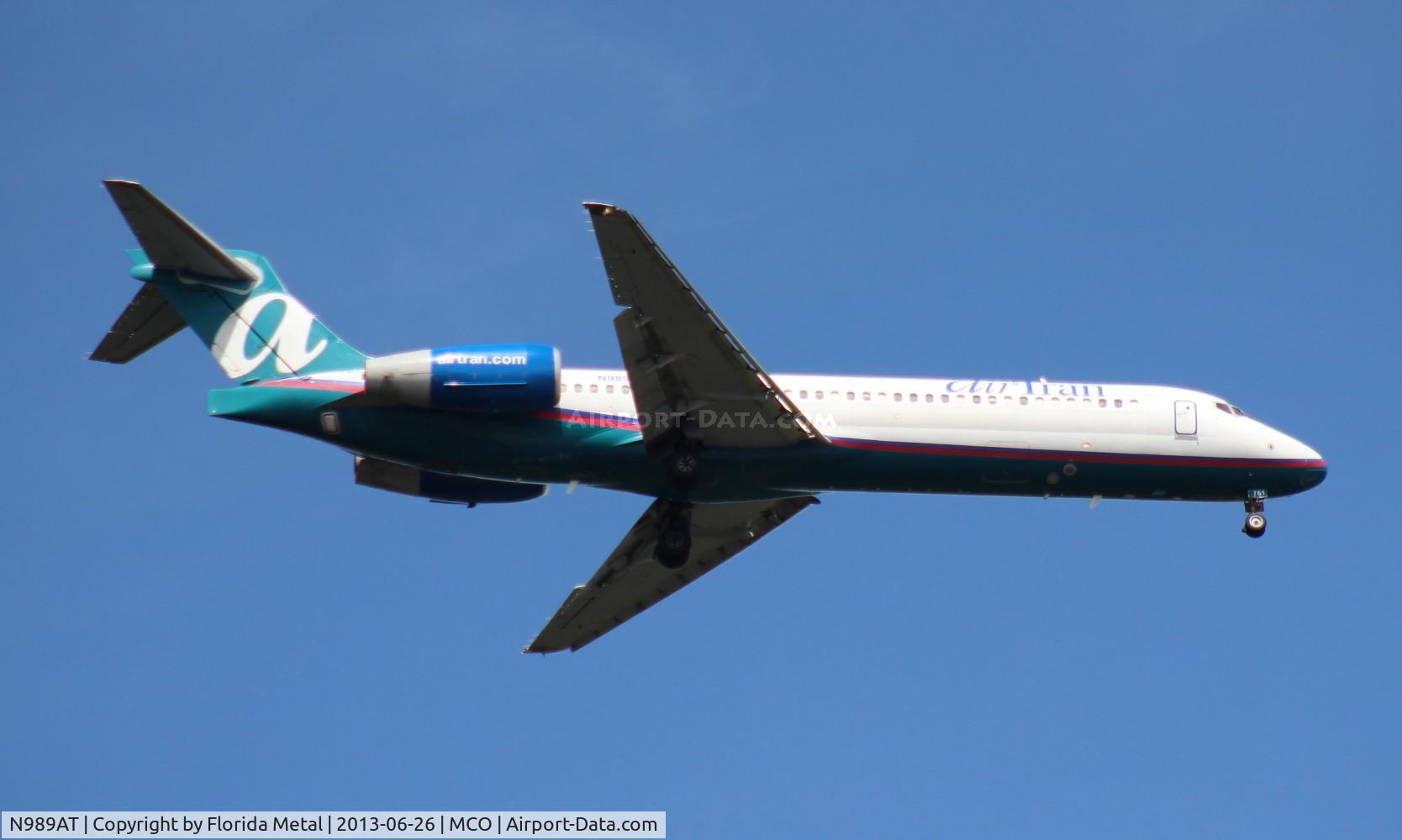 N989AT, 2001 Boeing 717-200 C/N 55152, Air Tran