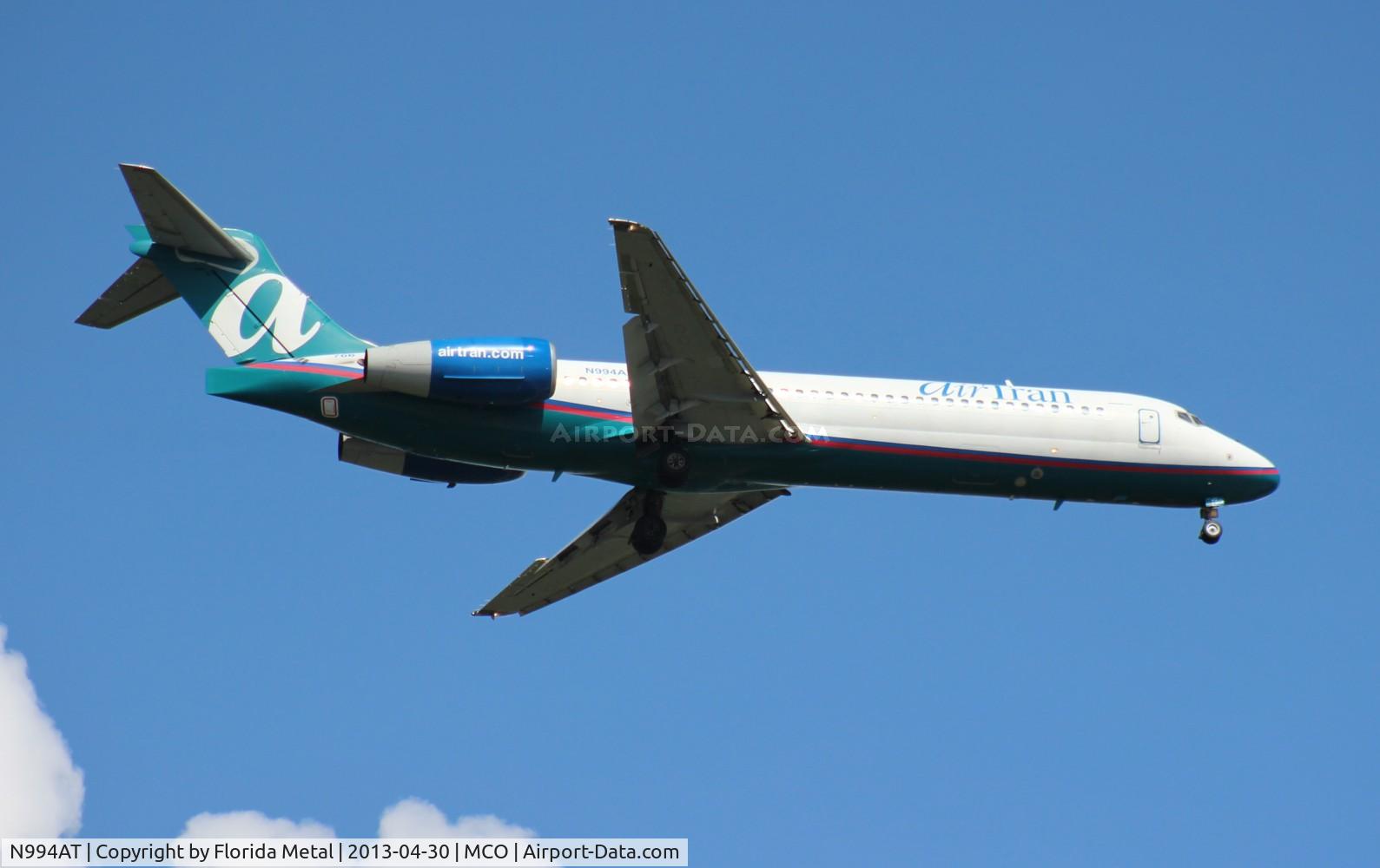 N994AT, 2002 Boeing 717-200 C/N 55138, Air Tran