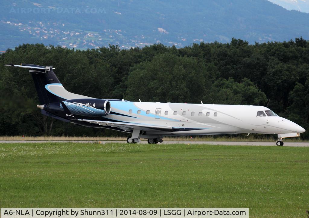 A6-NLA, 2008 Embraer EMB-135BJ Legacy C/N 14501075, Ready for take off rwy 23