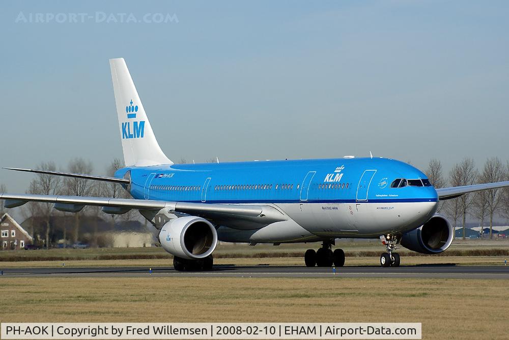 PH-AOK, 2007 Airbus A330-203 C/N 834, KLM