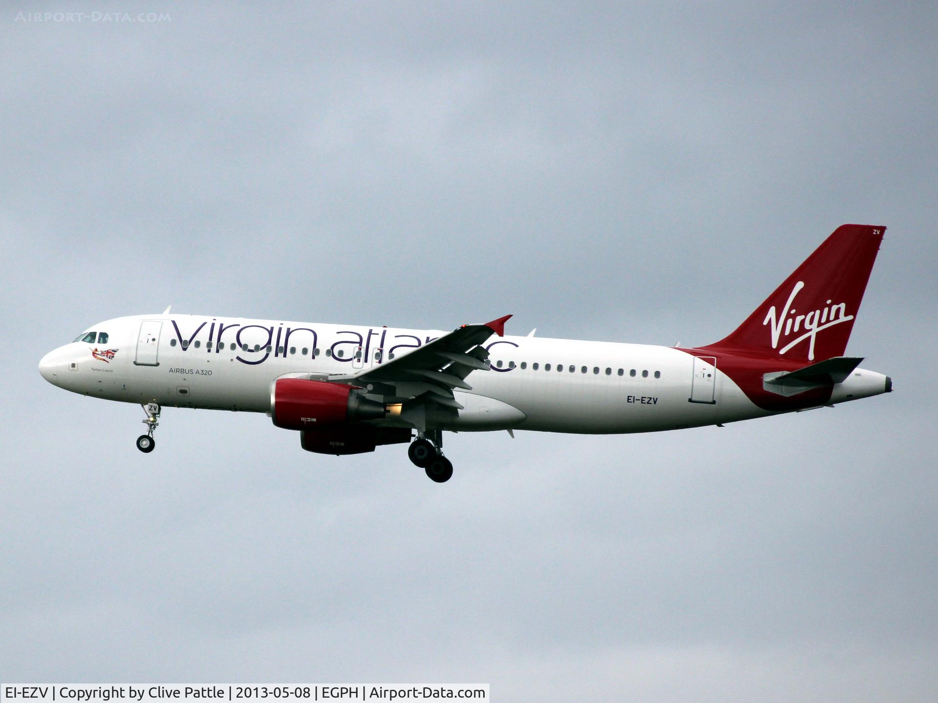 EI-EZV, 2003 Airbus A320-214 C/N 2001, Landing at Edinburgh