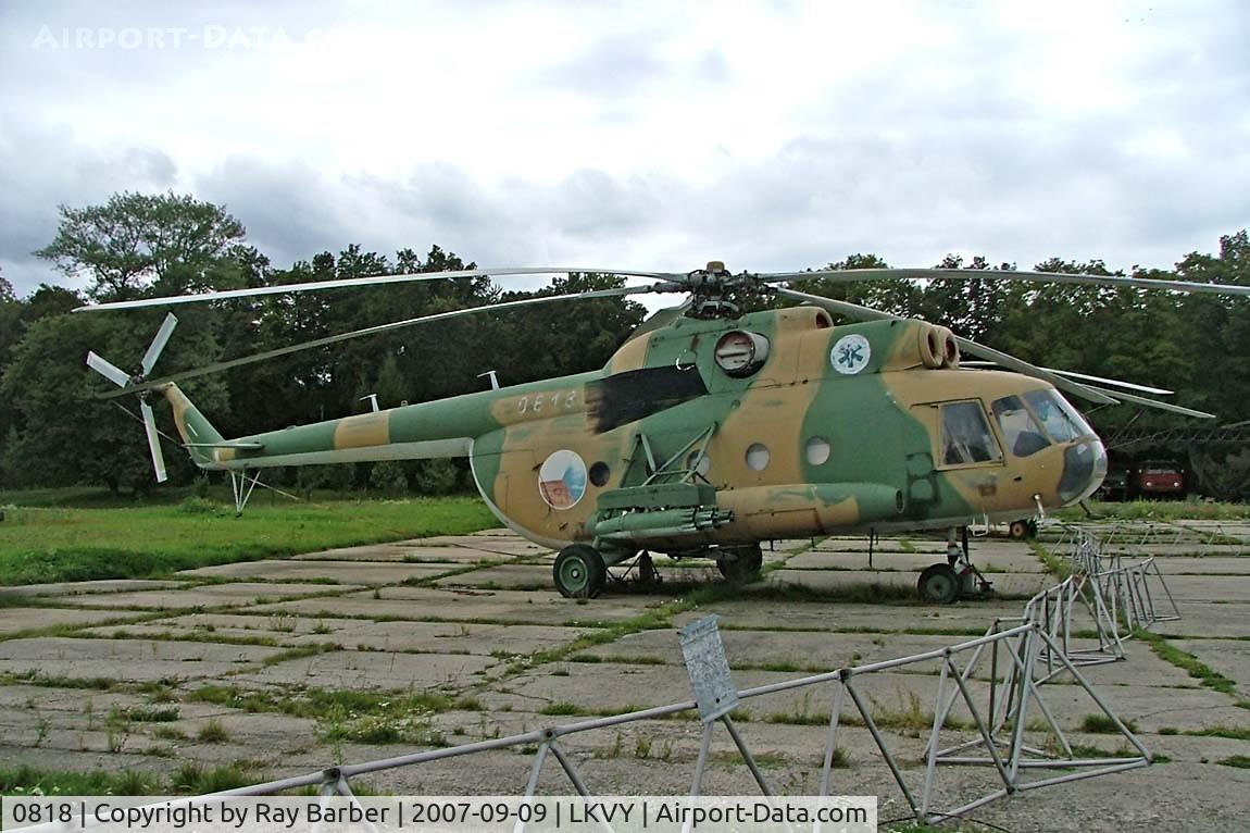 0818, Mil Mi-8T Hip C/N 10818, Mil Mi-8T Hip [10818] (Czech Air Force) Vyskov~OK 09/09/2007