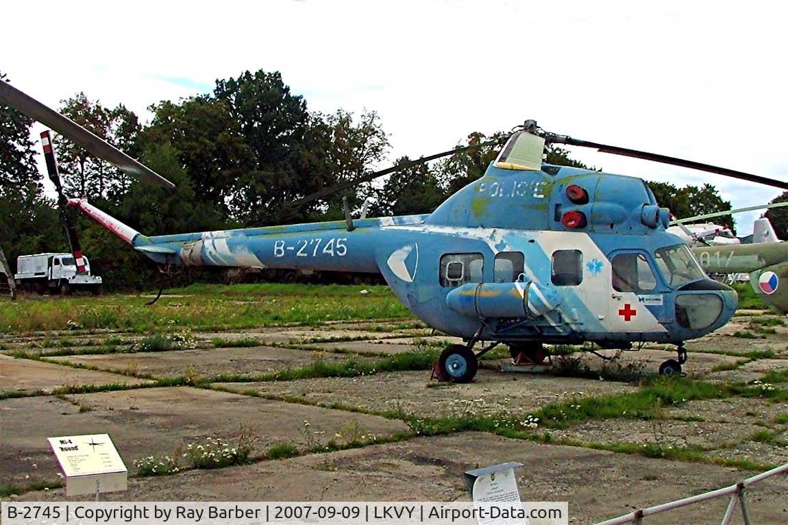 B-2745, Mil Mi-2 C/N 5310345097, Mil Mi-2 Hoplite [5310345097] (Czech Police) Vyskov~OK 09/09/2007