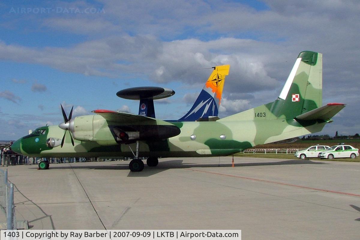 1403, Antonov An-26 C/N 1403, Antonov An-26 [14-03] (Polish Air Force) Brno-Turany~OK 09/09/2007