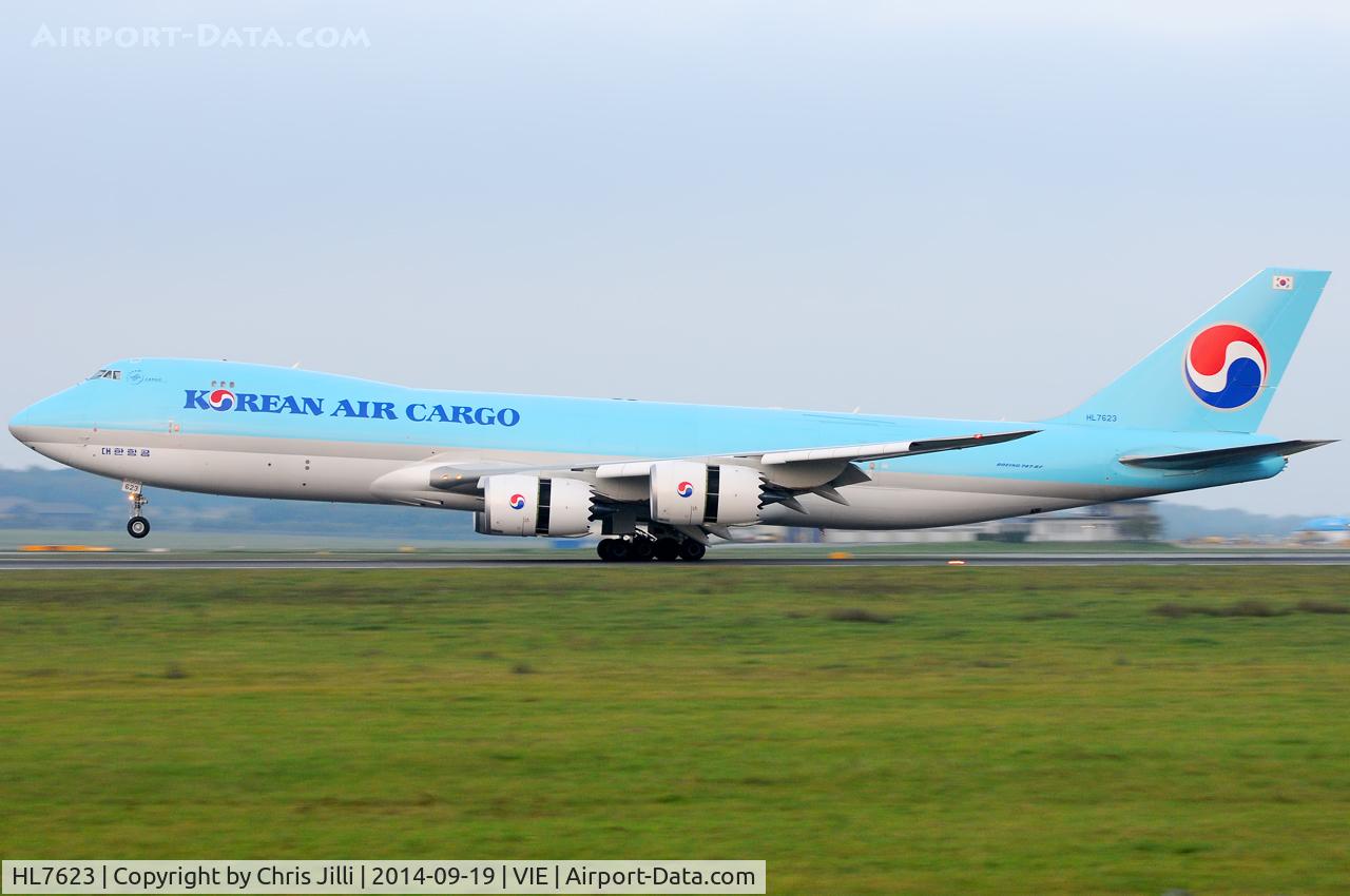 HL7623, 2013 Boeing 747-8B5F C/N 37655, Korean Air Cargo