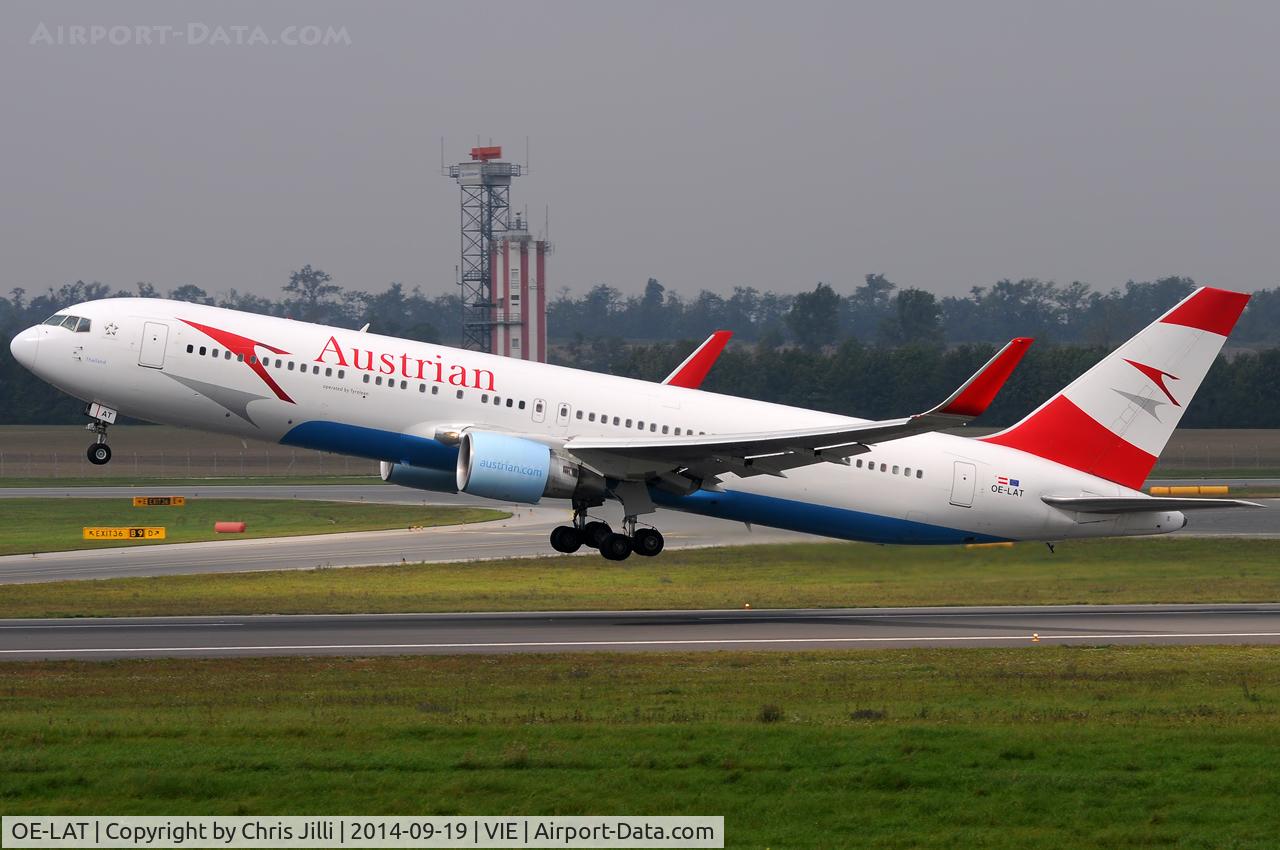 OE-LAT, 1991 Boeing 767-31A C/N 25273, Austrian Airlines