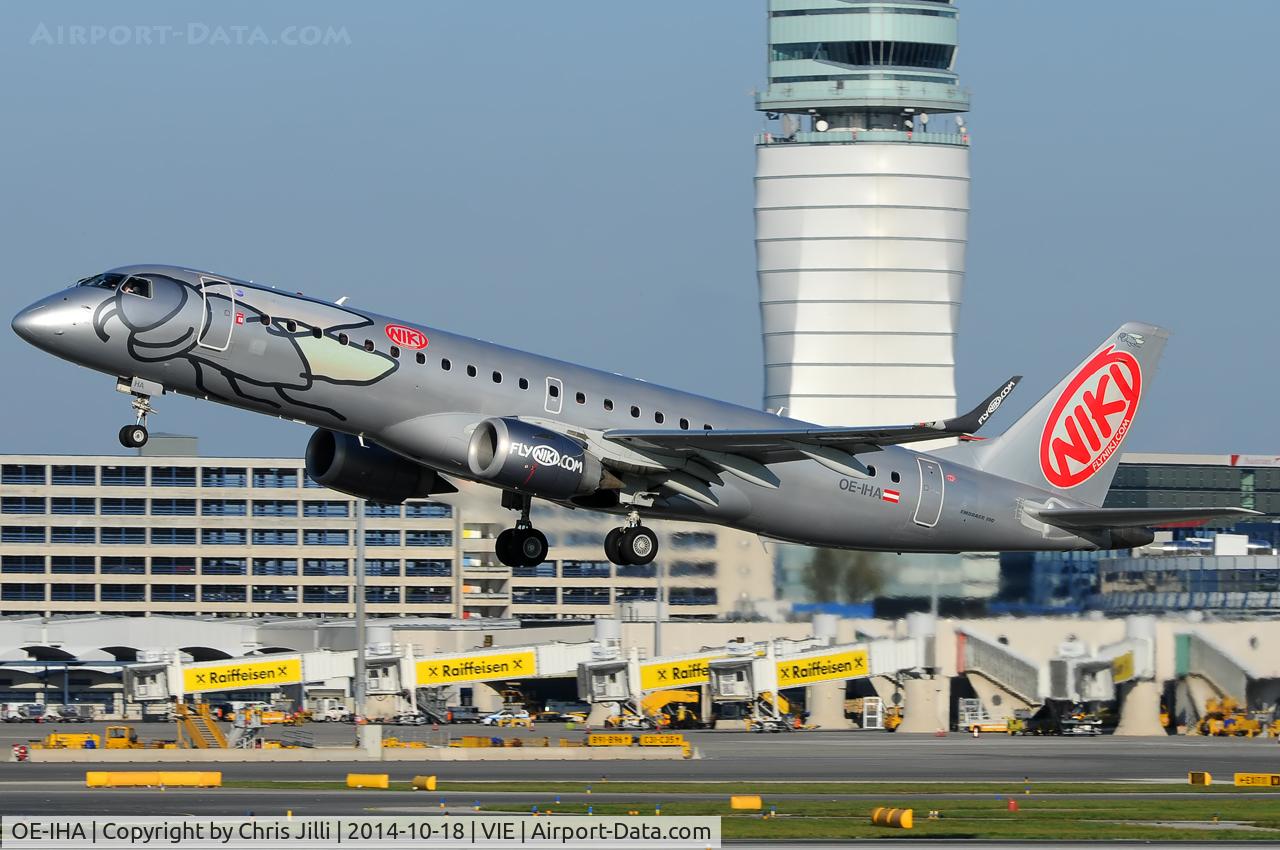 OE-IHA, 2009 Embraer 190LR (ERJ-190-100LR) C/N 19000285, NIKI