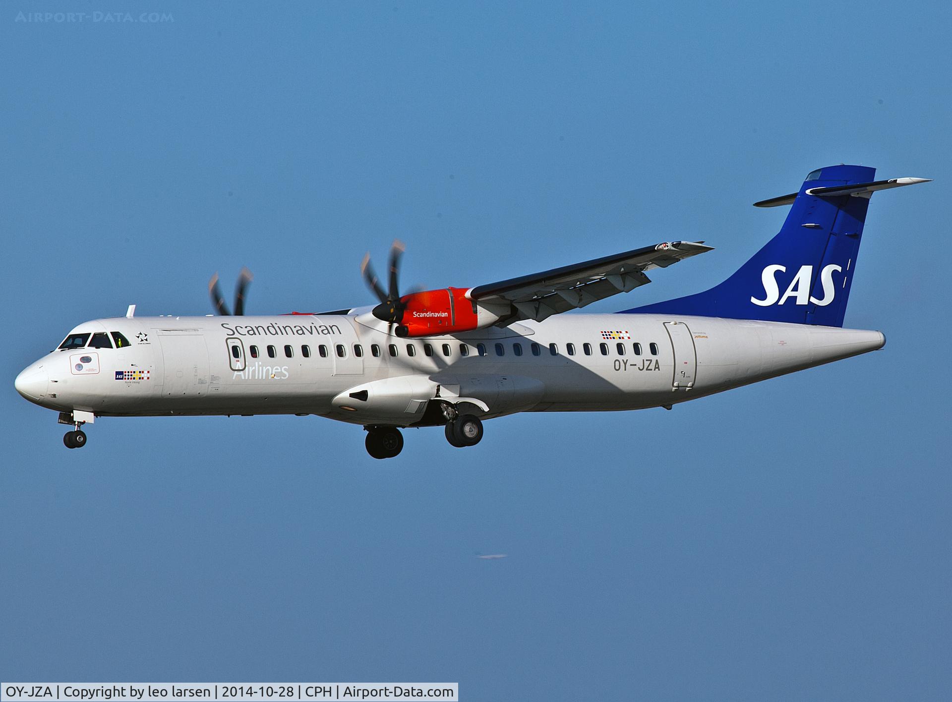OY-JZA, 2013 ATR 72-600 (72-212A) C/N 1110, Copenhagen 28.10.14