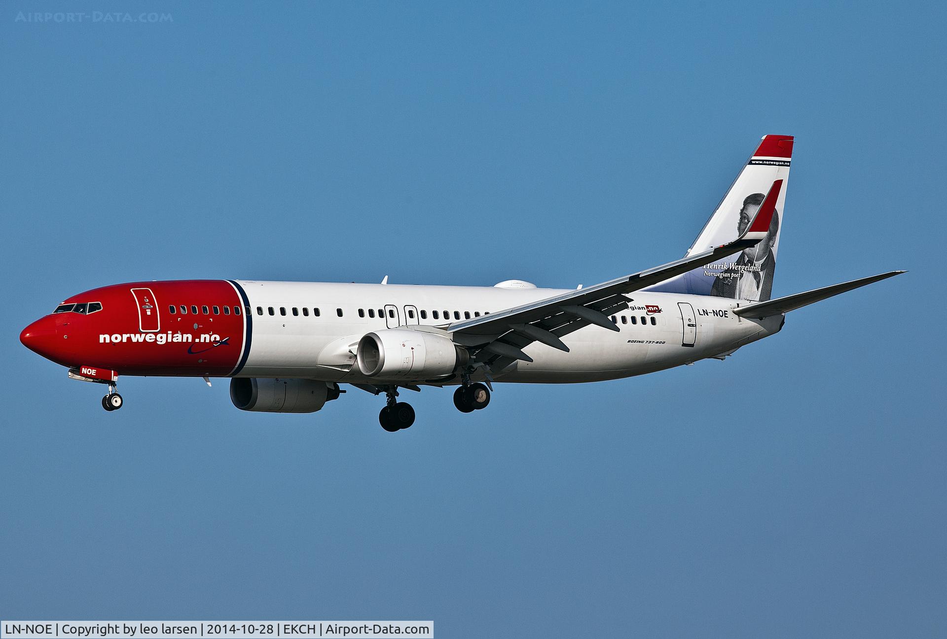LN-NOE, 2008 Boeing 737-8Q8 C/N 35283, Copenhagen 28.10.14