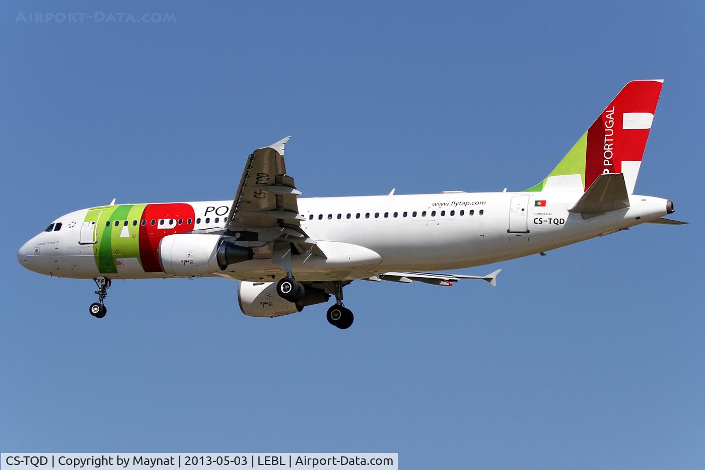 CS-TQD, 1999 Airbus A320-214 C/N 0870, BCN/LEBL