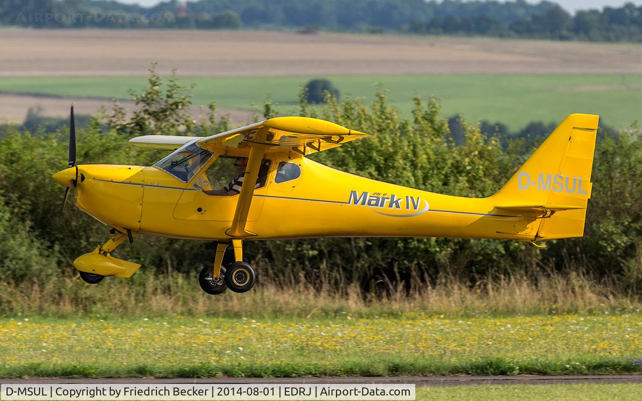 D-MSUL, B & F Technik FK-9 Mark IV C/N Not found D-MSUL, departure from Saarlouis-Düren