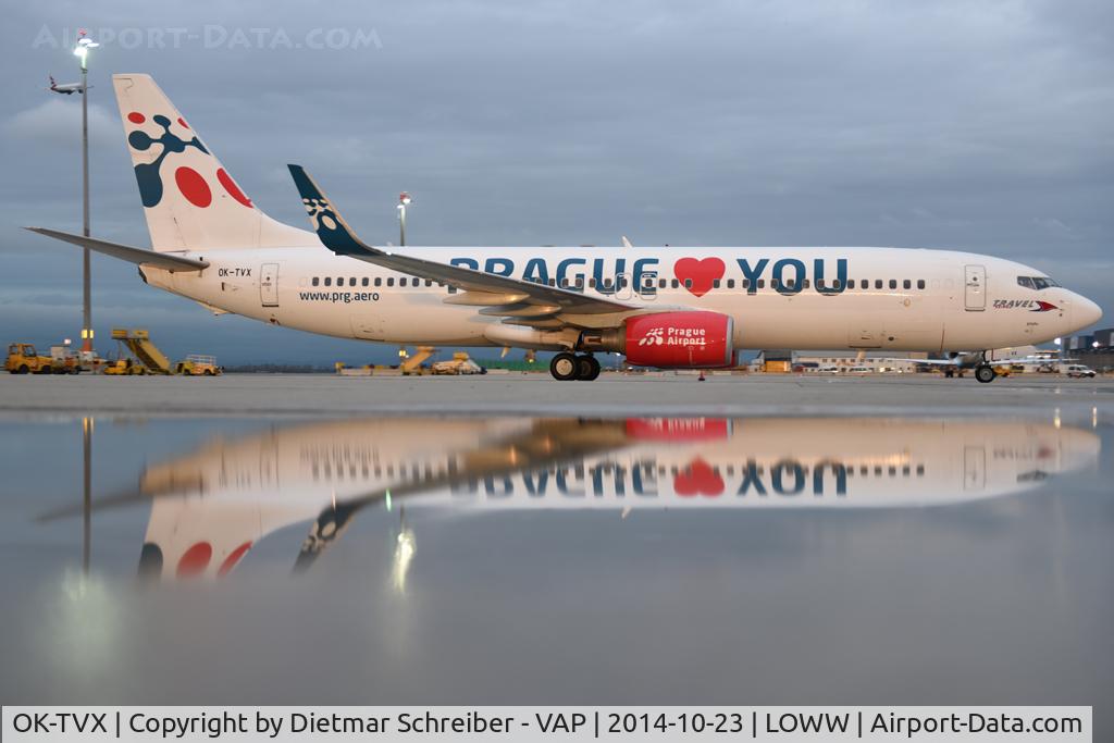 OK-TVX, 2005 Boeing 737-8Z9 C/N 33833, Travel Service Boeing 737-800