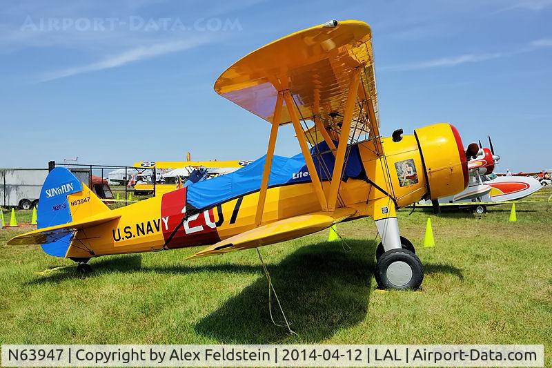 N63947, 1941 Boeing A75N1(PT17) C/N 75-2174, Sun-N-Fun