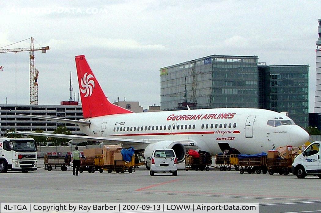 4L-TGA, 1991 Boeing 737-529 C/N 25218, Boeing 737-529 [25218] (Georgian Airways)  Vienna-Schwechat~OE 13/09/2007
