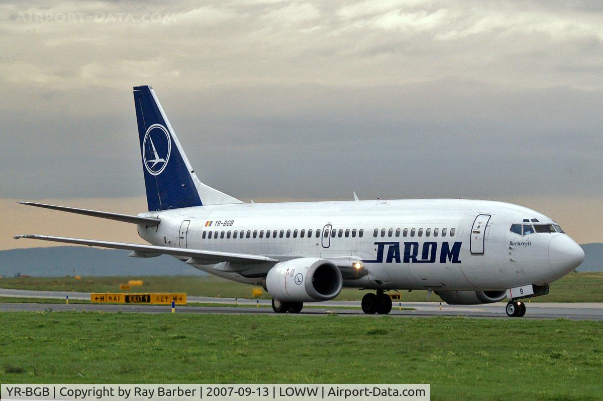 YR-BGB, 1993 Boeing 737-38J C/N 27180, Boeing 737-38J [27180] (TAROM) Vienna-Schwechat~OE 13/09/2007