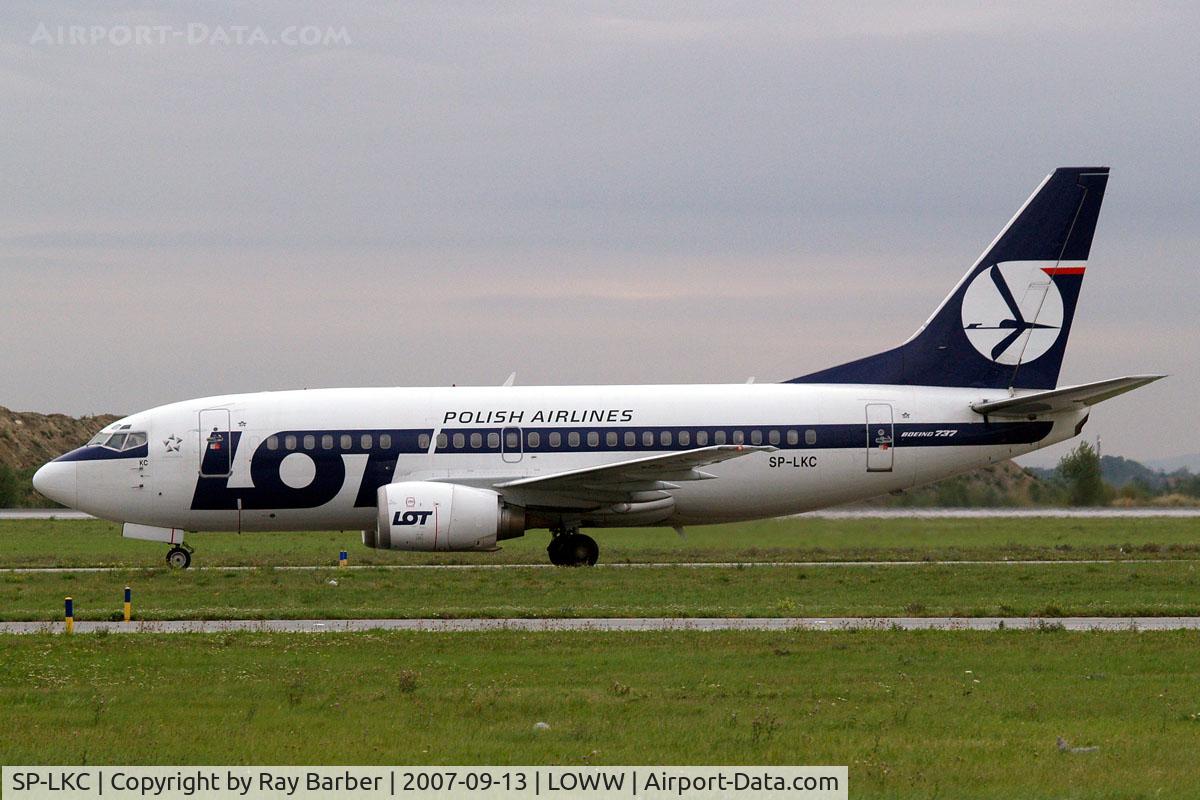 SP-LKC, 1992 Boeing 737-55D C/N 27418, Boeing 737-55D [27418] (LOT Polish Airlines) Vienna-Schwechat~OE 13/09/2007