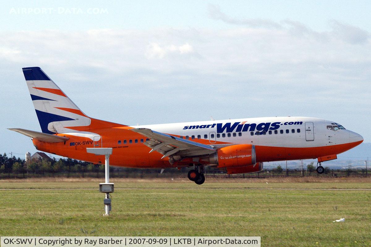 OK-SWV, 1993 Boeing 737-522 C/N 26696, Boeing 737-522 [26696] (Smart Wings) Brno-Turany~OK 09/09/2007