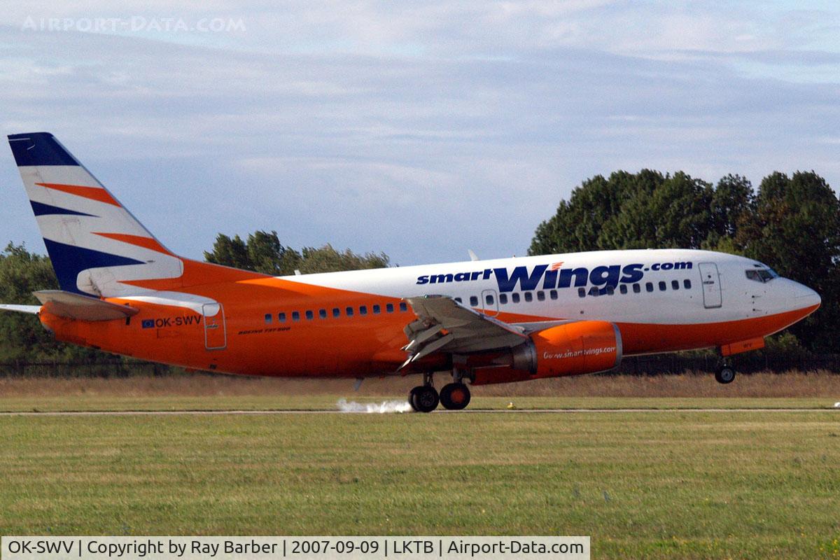 OK-SWV, 1993 Boeing 737-522 C/N 26696, Boeing 737-522 [26696] (Smart Wings) Brno-Turany~OK 09/09/2007