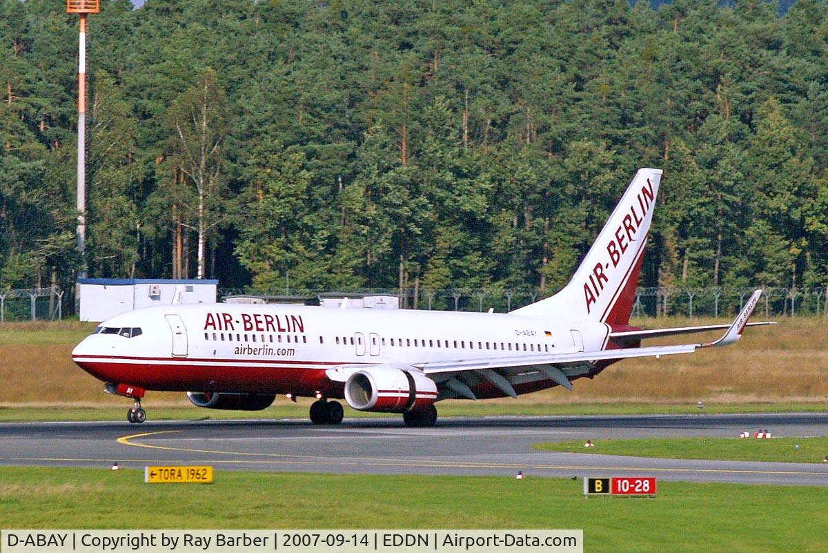 D-ABAY, 2000 Boeing 737-86J C/N 30499, Boeing 737-86J [30499] Nuremberg-Nurnberg~D 14/09/2007
