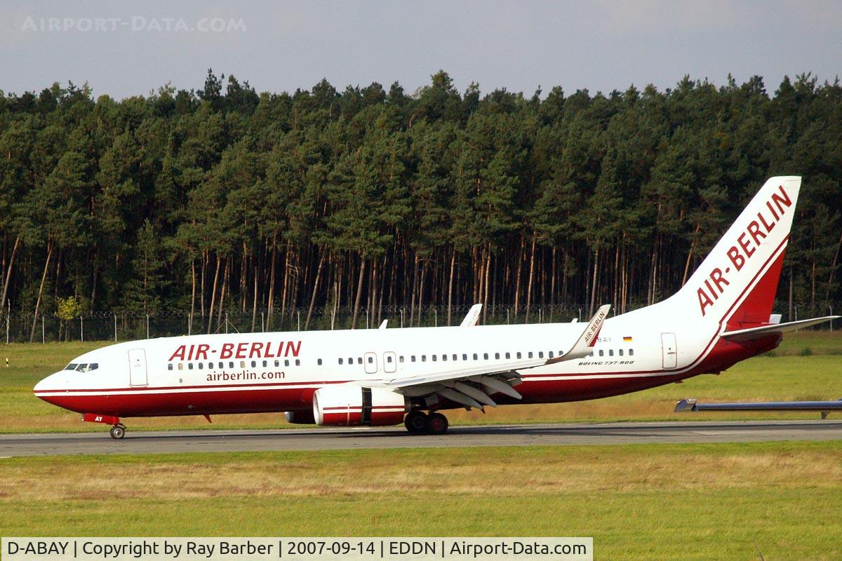 D-ABAY, 2000 Boeing 737-86J C/N 30499, Boeing 737-86J [30499] Nuremberg-Nurnberg~D 14/09/2007