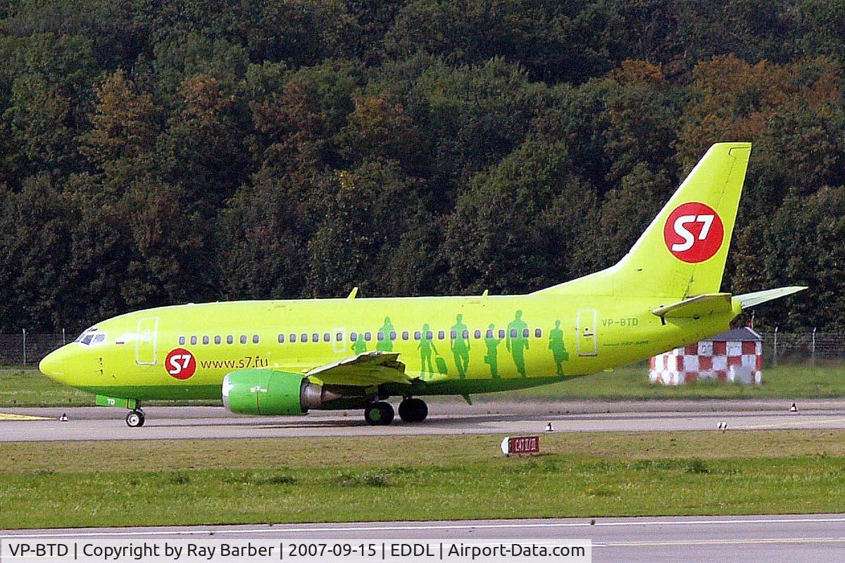 VP-BTD, 1990 Boeing 737-522 C/N 25001, Boeing 737-522 [25001] (S7 Airlines) Dusseldorf~D 15/09/2007