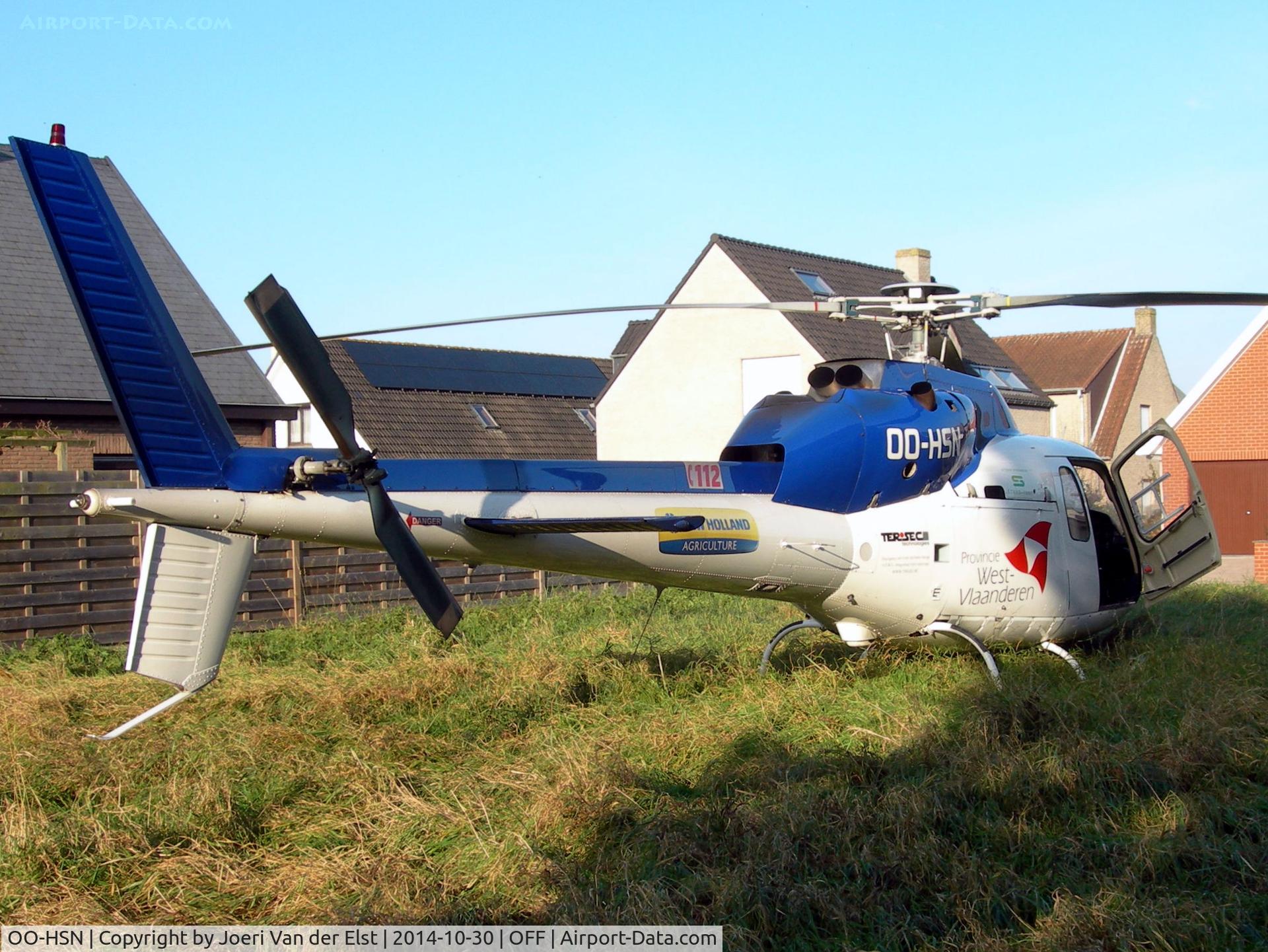 OO-HSN, 1989 Aerospatiale AS-355F-2 Ecureuil 2 C/N 5424, Medical rescue