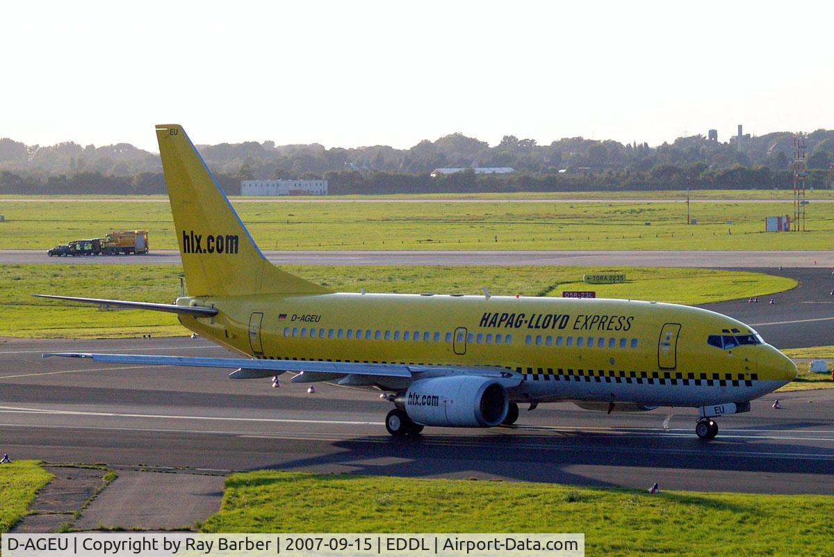 D-AGEU, 1998 Boeing 737-75B C/N 28104, Boeing 737-75B [28104] (Hapag-Lloyd Express) Dusseldorf~D 15/09/2007