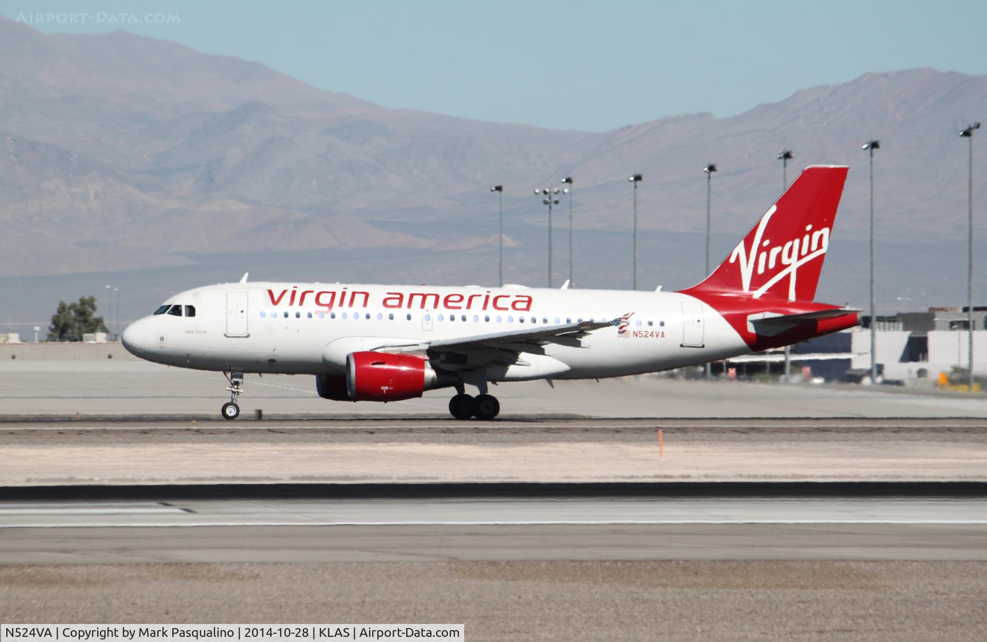 N524VA, 2007 Airbus A319-112 C/N 3204, Airbus A319