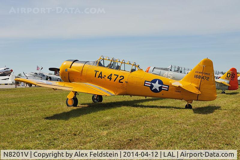 N8201V, North American T-6G Texan C/N 168-472, Sun-N-Fun 2014