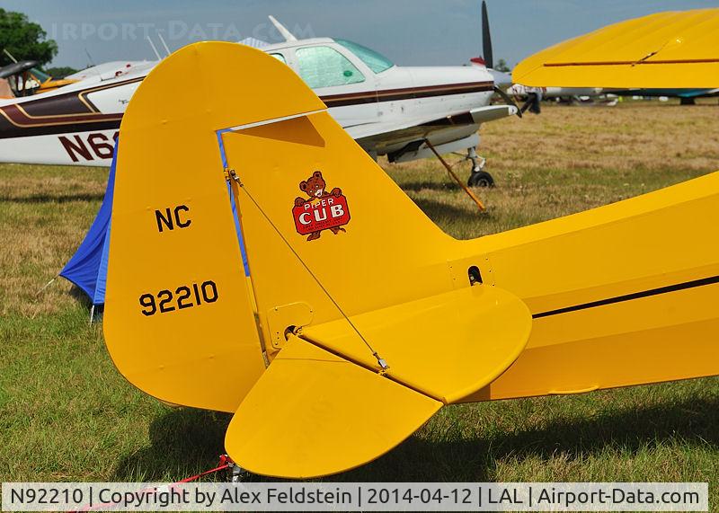 N92210, 1946 Piper J3C-65 Cub Cub C/N 16650, Sun-N-Fun 2014