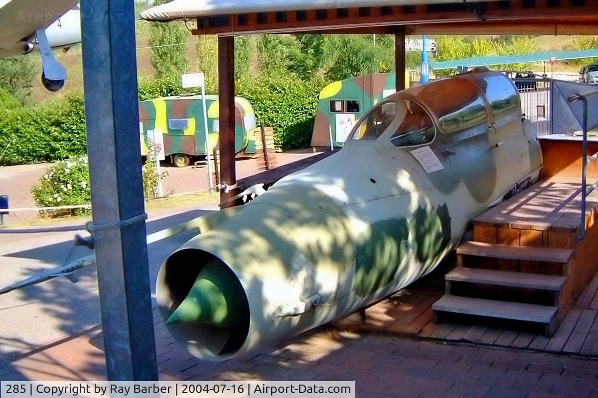 285, Mikoyan-Gurevich MiG-21UM C/N 516999436, Mikoyan-Gurevich MiG-21UM [516999436] (East German Air Force) Cerbaiola/Emilia-Romagna~I 16/07/2004. Unmarked ex East German Air Force.