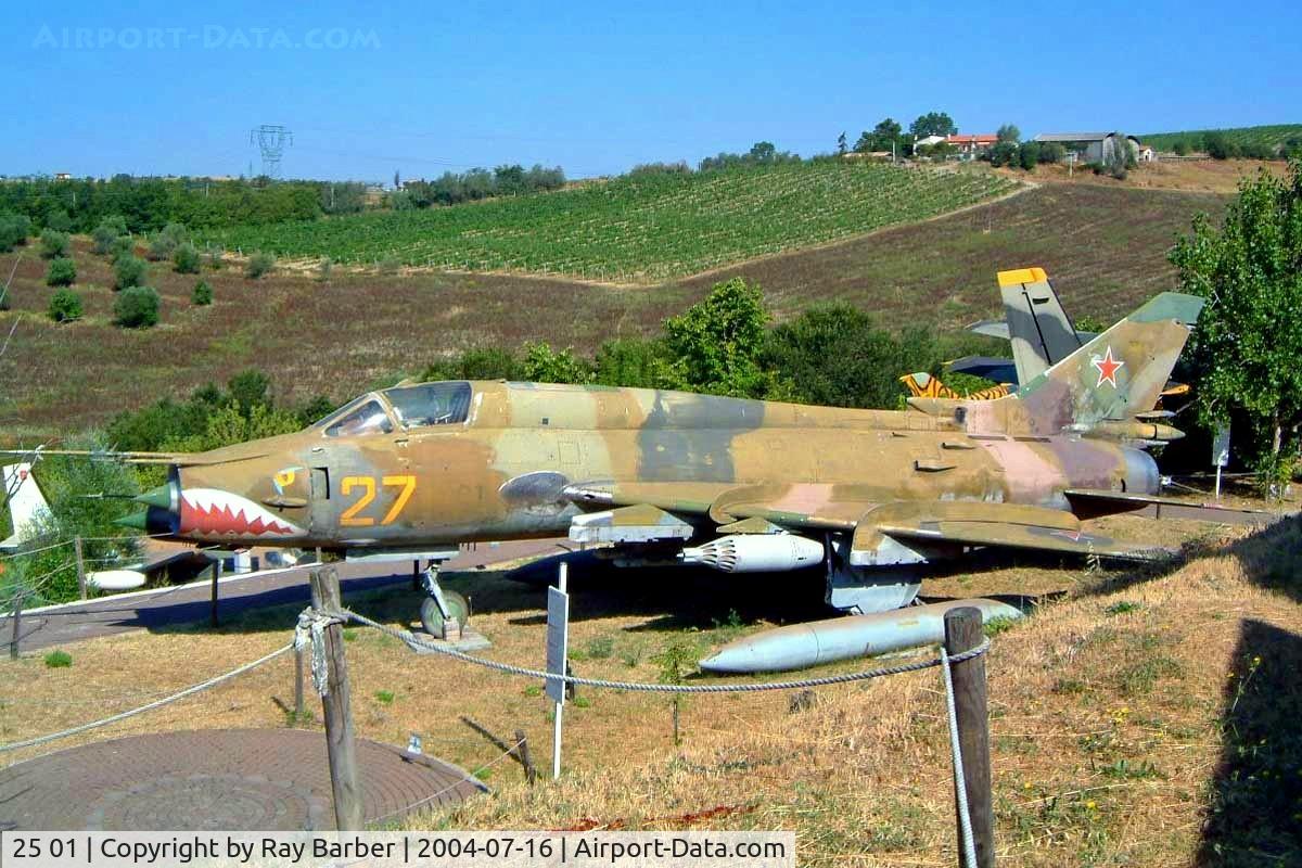 25 01, Sukhoi Su-22M-4 C/N 25307, Sukhoi Su-22M-4 Fitter [25307] (German Air Force) Cerbaiola/Emilia-Romagna~I 16/07/2004. In Russian Air Force markings.
