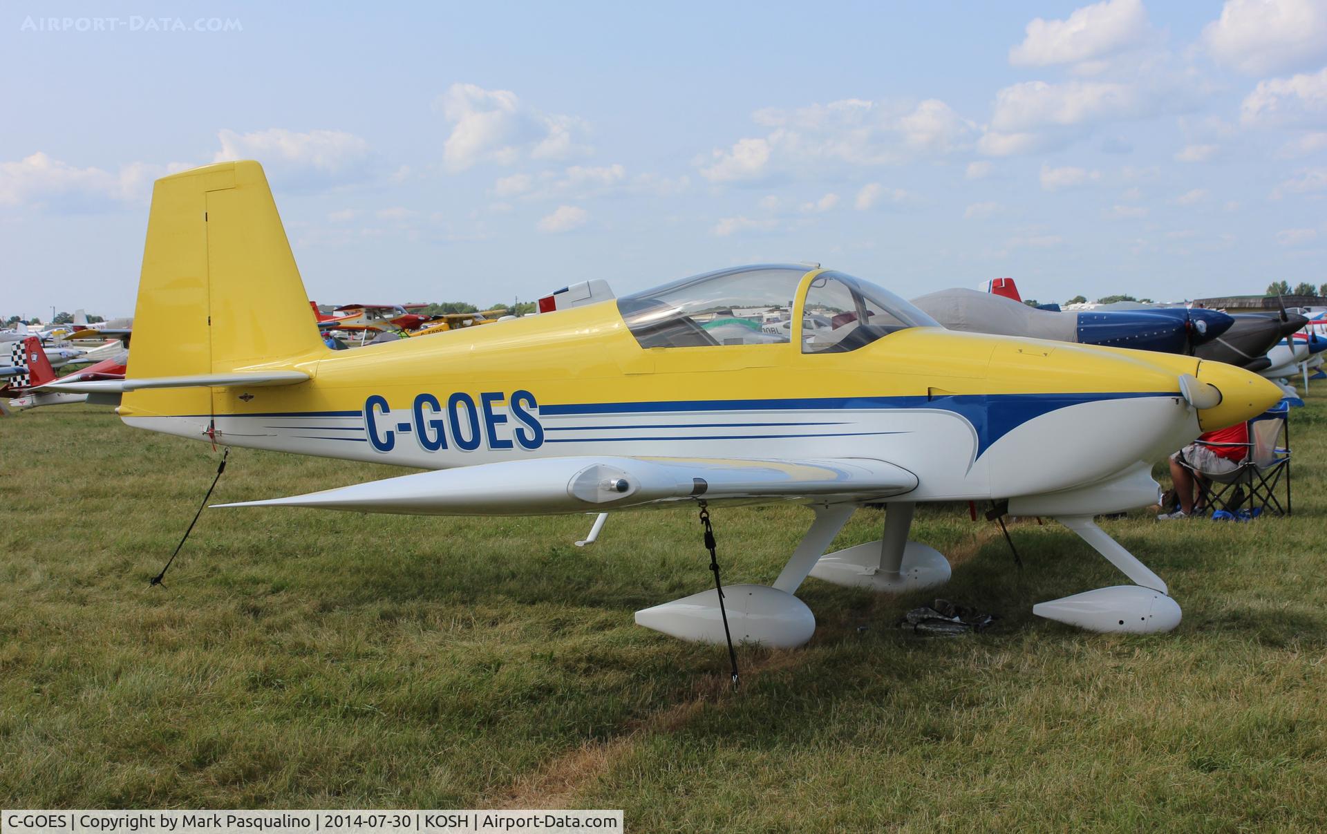 C-GOES, 2008 Vans RV-7A C/N 70930, Vans RV-7A