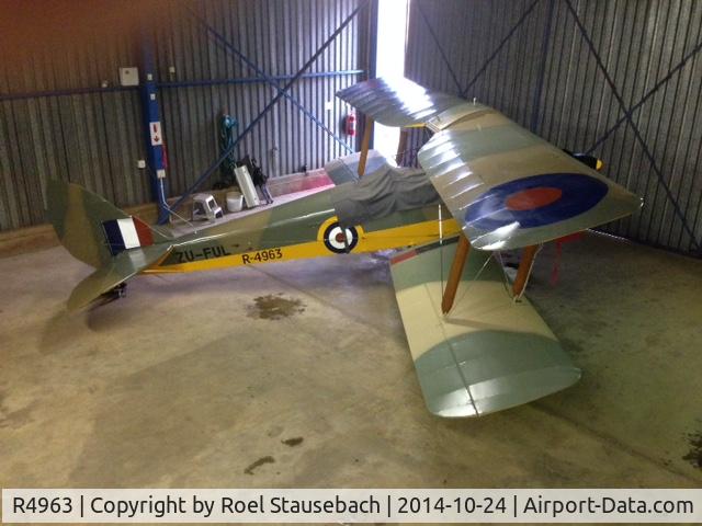 R4963, De Havilland DH-82A Tiger Moth II C/N 82871, ZU-FUL after it's recent restoration and painting in original colours