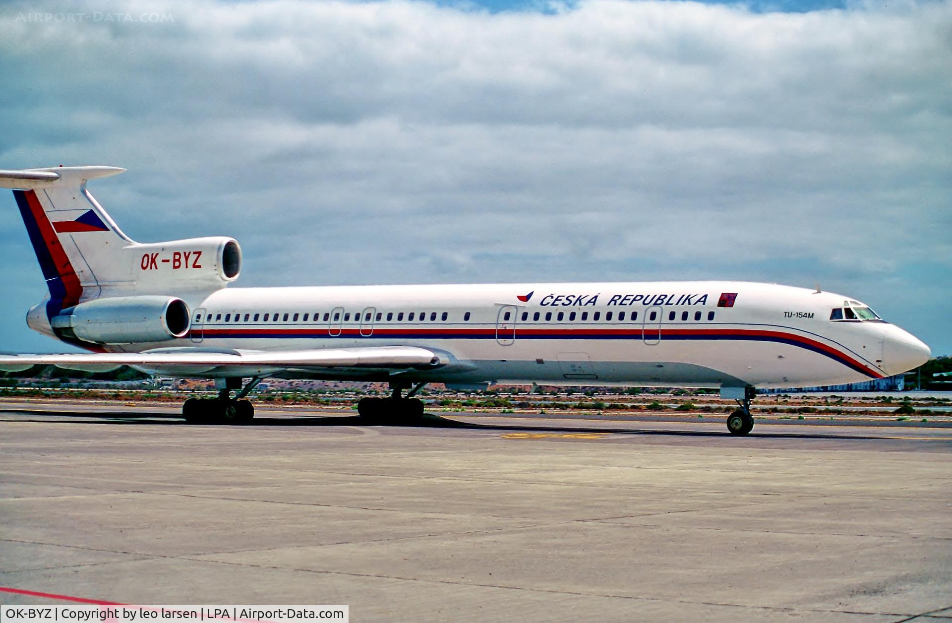OK-BYZ, 1996 Tupolev Tu-154M C/N 96A1016, Las Palmas LPA 11.4.98