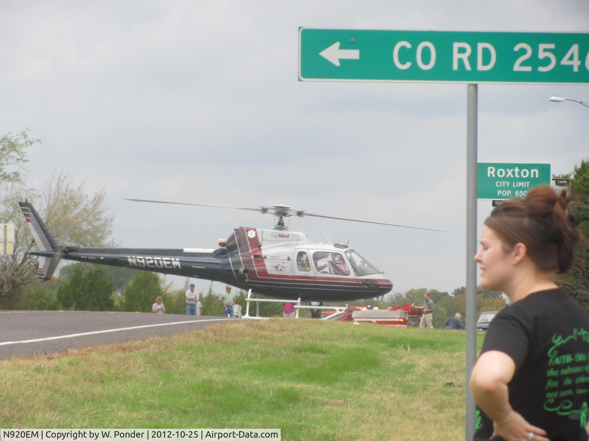 N920EM, 1980 Aerospatiale AS-350D AStar C/N 1376, Carried me to the trauma center!