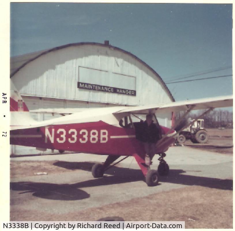 N3338B, 1954 Piper PA-22 C/N 22-2153, 1972 mettal airport plymouth, MI