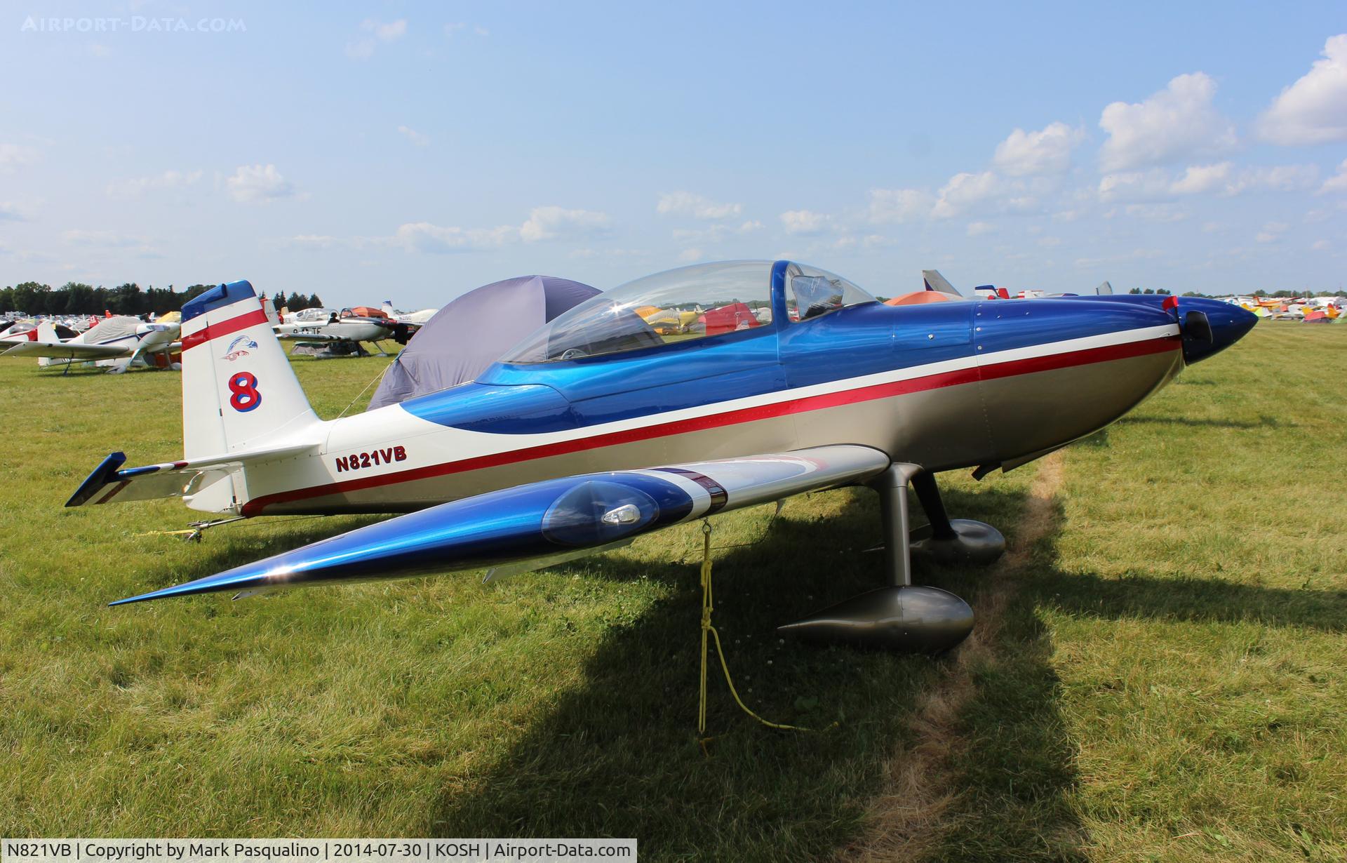 N821VB, Vans RV-8 C/N 83028, Vans RV-8
