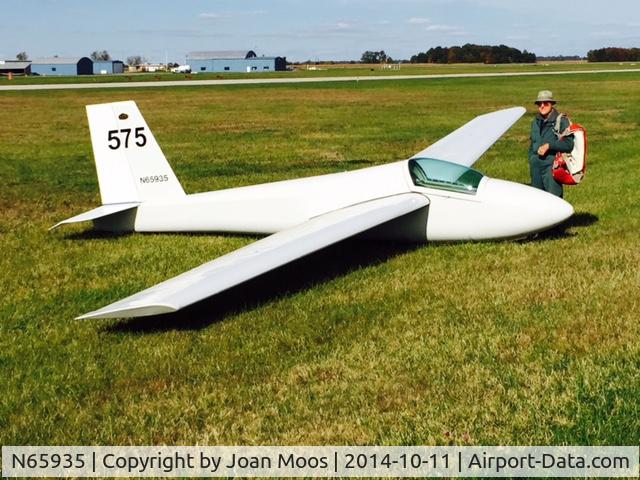 N65935, 1973 Schweizer SGS 1-26E C/N 575, First flight after restoration