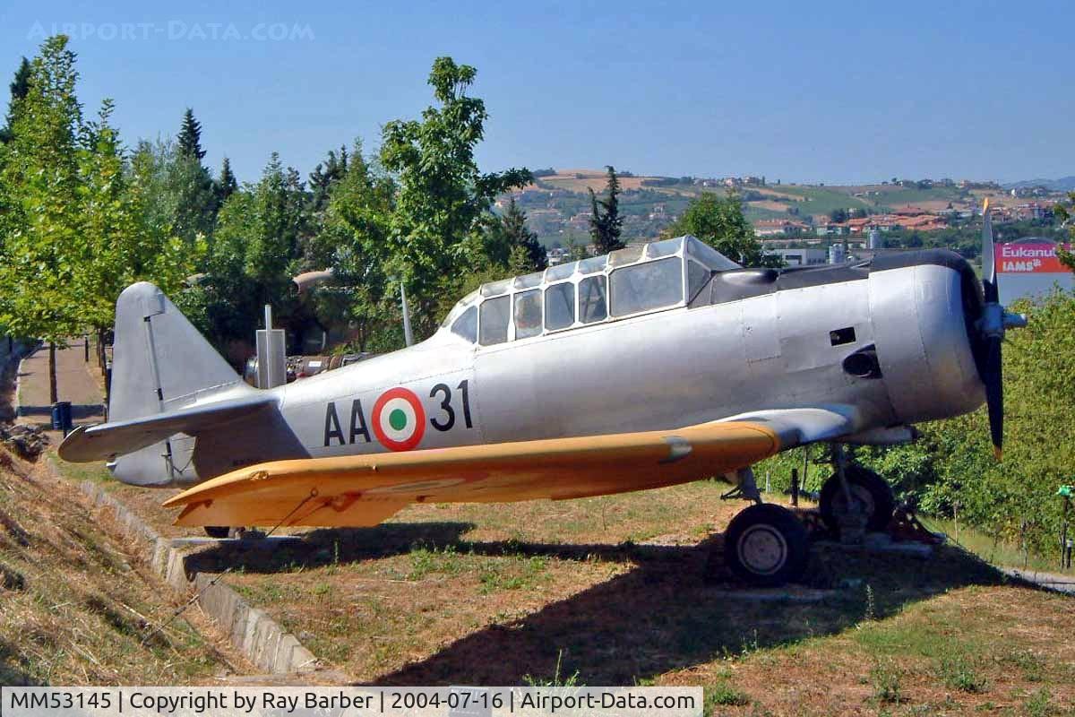MM53145, North American T-6G Texan C/N Not found MM53145, North American T-6D Texan [Unknown} (Italian Air Force) Cerbaiola/Emilia-Romagna~I 16/07/2004