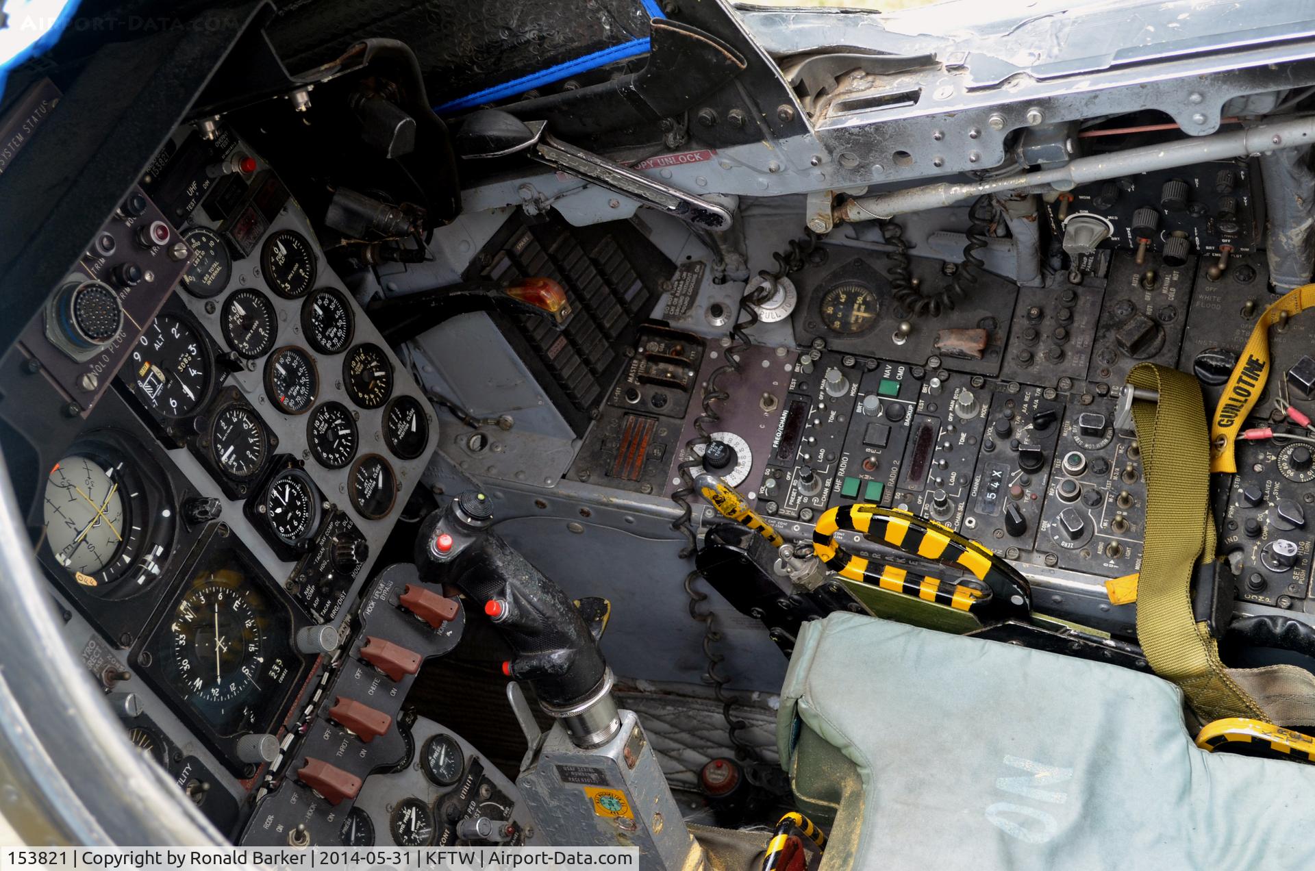 153821, McDonnell QF-4S Phantom II C/N 2135, Cockpit of F-4S Fort Worth Aviation Museum