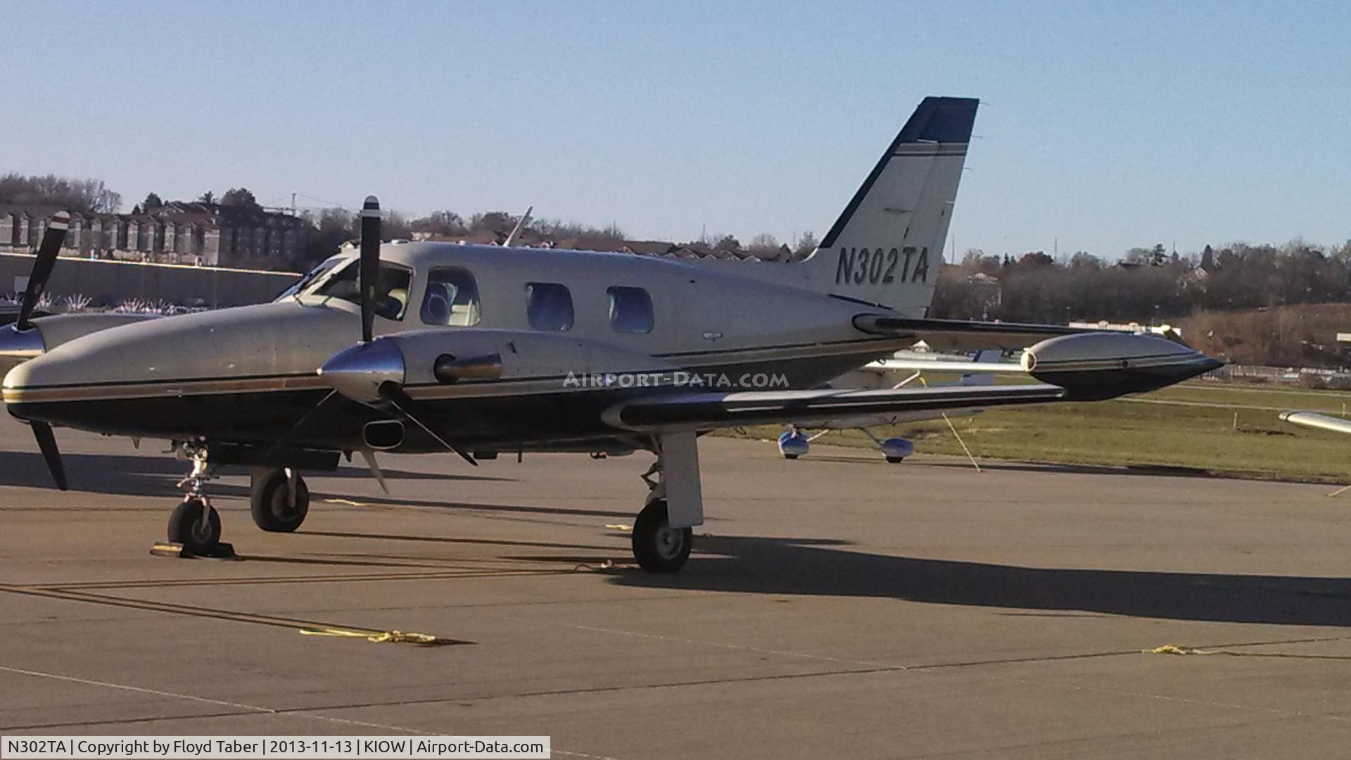 N302TA, 1980 Piper PA-31T C/N 31T-8020046, Sitting outside