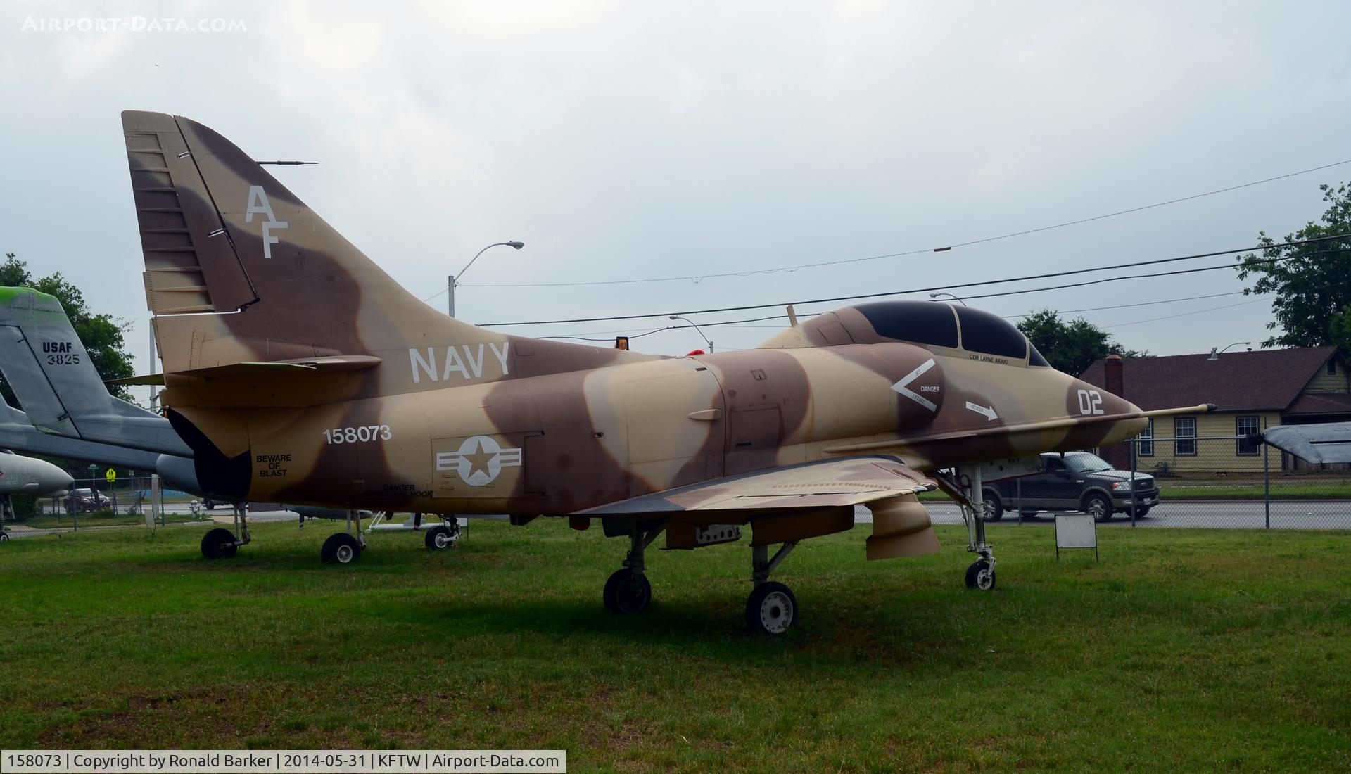 158073, Douglas TA-4J Skyhawk C/N 14110, Fort Worth Aviation Museum
