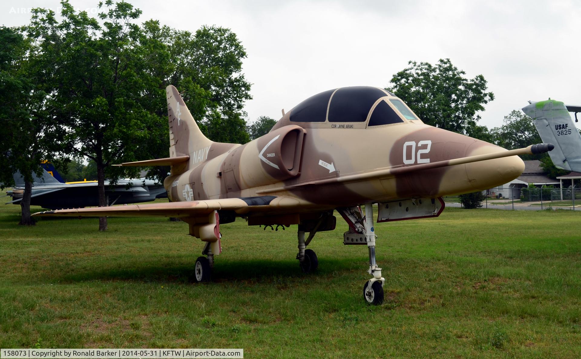 158073, Douglas TA-4J Skyhawk C/N 14110, Fort Worth Aviation Museum
