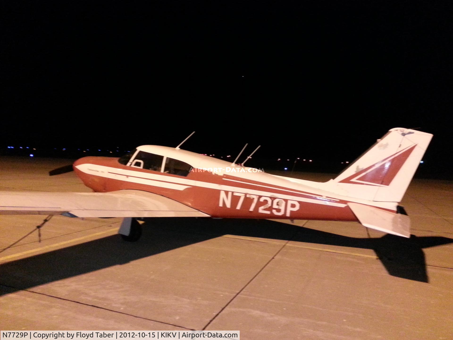 N7729P, 1961 Piper PA-24-250 Comanche C/N 24-2943, On the ramp